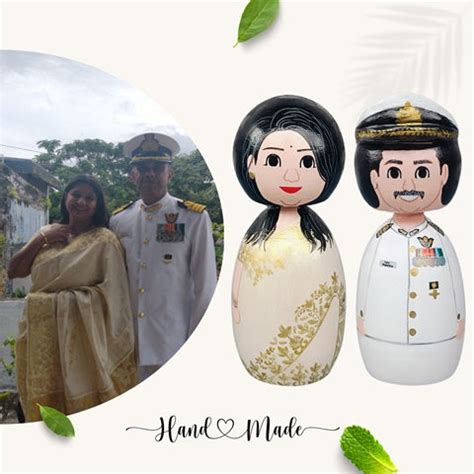 Rainvas Customized couple wooden peg dolls