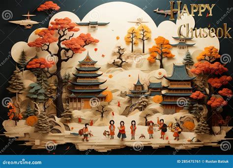 Chuseok Hangavi Korean Traditional Holiday , a Time when Families Come ...
