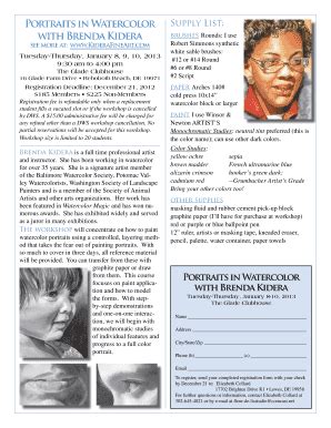 Fillable Online delawarewatercolorsociety Portraits in Watercolor with ...