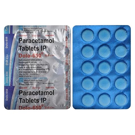 Dolo-650 - Strip of 15 Tablets : Amazon.in: Health & Personal Care