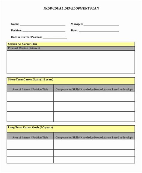 Image result for Employee Development Plan Template Excel