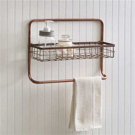 Rustic Wood & Metal Shelf - Walmart.com