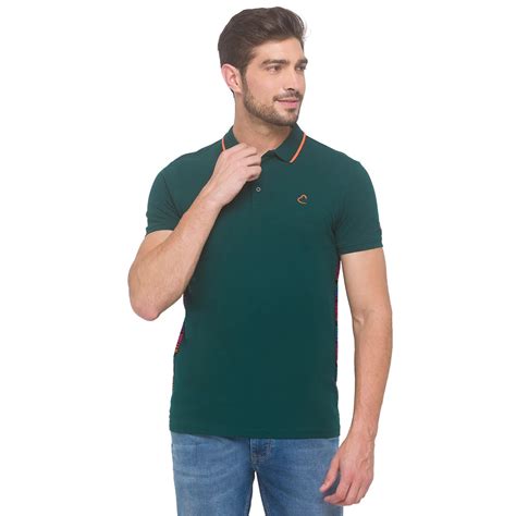 Being Human Regular Fit Men Polo Neck T-Shirts-Forest Green ...