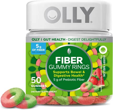 Amazon.com: OLLY Probiotic Gummy, 1 Billion CFUs, Immune and Digestive ...