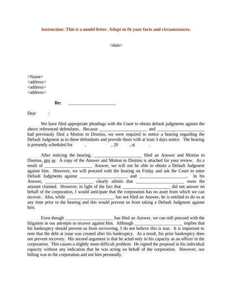 Default Judgment Application Example 的图像结果