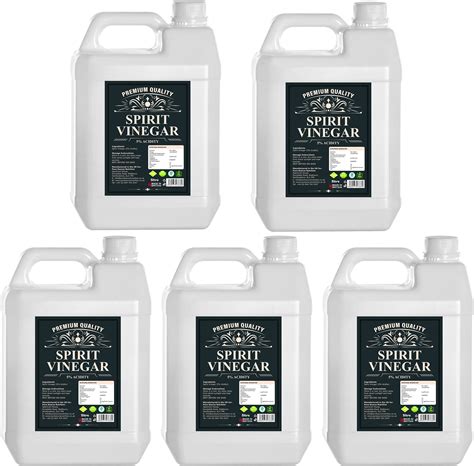 Buy Distilled White Vinegar 25 LITRE (5L Pack of 5) 25L Perfect For ...