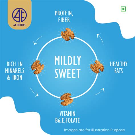 41 Foods 100 % Premium Healthy Dry Fruits - Walnut - Kernels (Kashmiri ...