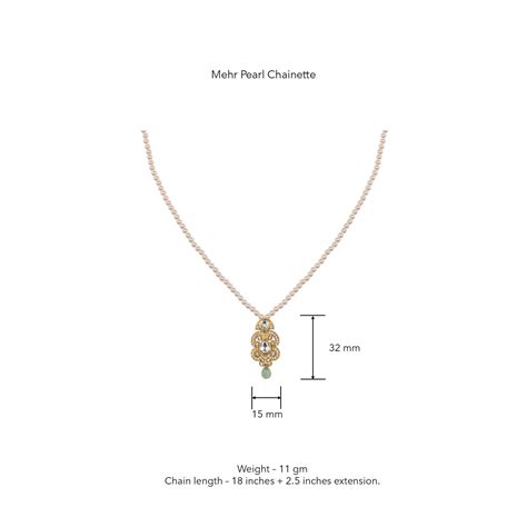 Mehr Pearl Chainette by Suneet Varma – Aulerth
