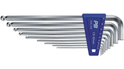 PB 212LH-10 PB SWISS TOOLS | 9 piece L Shape Metric Hex Key Set, 1.5 mm ...