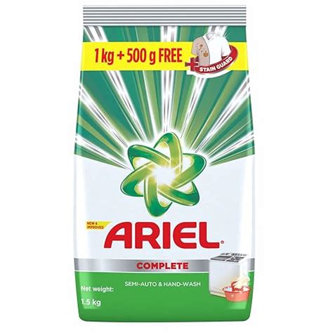 Buy Ariel Complete Detergent Washing Powder - 1 kg with Free Detergent ...