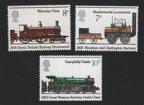 SCG5479 - Great Britain 1975 "Famous Locomotives" Set – Stamp and Cover ...