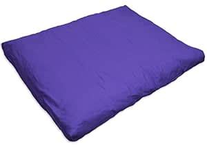 YogaAccessories Cotton Zabuton Meditation Cushion - Purple : Amazon.in ...