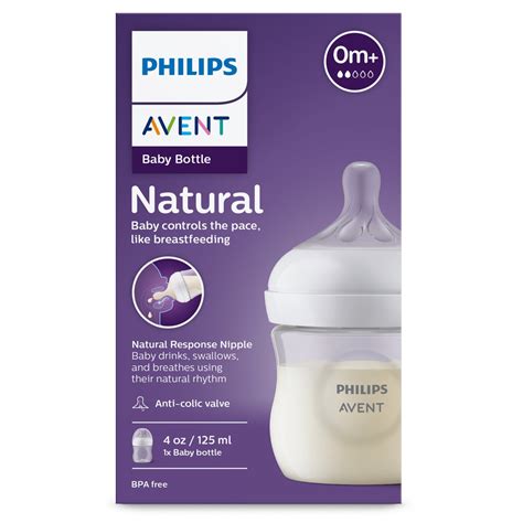 Philips Avent Natural Response Bottle 125ml 1-Pack | Baby Bottles ...