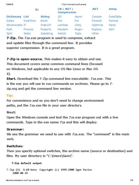 Zip Command Line 的图像结果