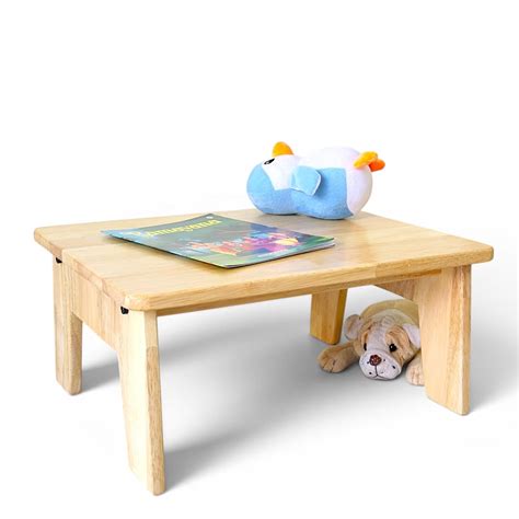 Rustic Lumber Design Studio Classic Chowki | Montessori Chowki | Wooden ...