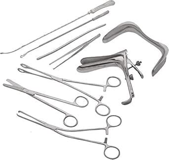 FORGESY Gynecology Set of 9 pcs Stainless Steel Quality product OB GYN ...