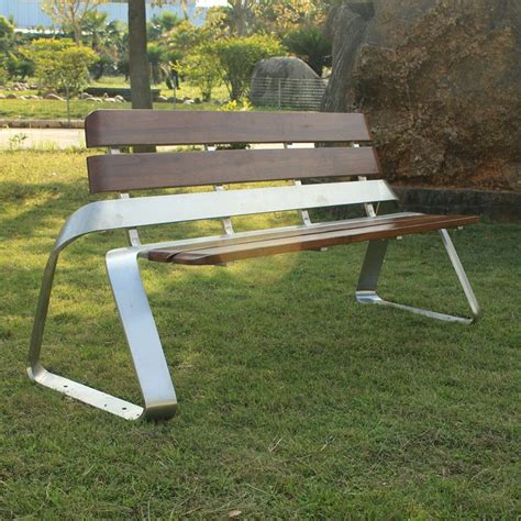 景观户外不锈钢座椅公园椅定制 - 鑫亿方环保工程 - 九正建材网