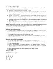 Image result for Example Graph of a Graphical Method with Solution