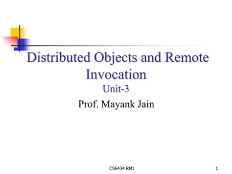 Image result for Distributed Object Applications RMI