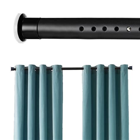 HASTHIP® Curtain Rod Spring Tension Curtain Rod 63-82 Inches ...