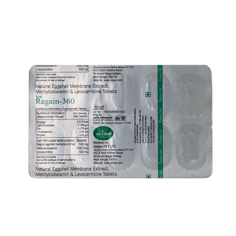 Regain-360 Tab 10'S Price, Uses, Side Effects, Composition - Apollo ...