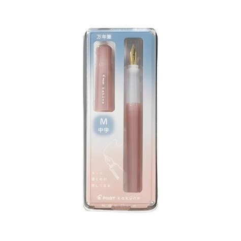 PILOT Pilot Fountain Pen, Kakuno, Madoromi Color Series (Pink, Medium ...
