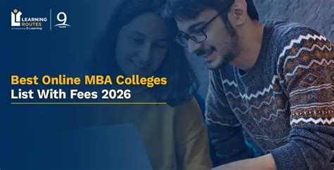 Best Online MBA Colleges List With Fees 2026