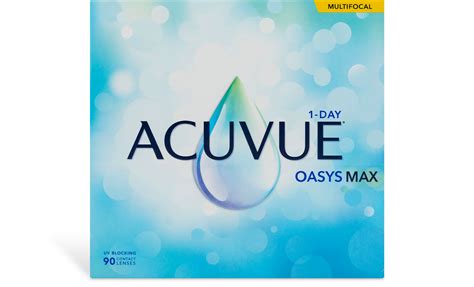 Acuvue Oasys Max 1-Day Multifocal Contact Lenses | Acuvue, Multifocal ...