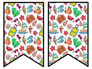 Summer Bulletin Board Decor Kit, Summer Letters school resource by ...