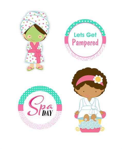 Buy Spa Theme Birthday Party Cutouts | Party Supplies | Thememyparty ...