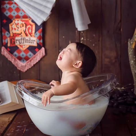 Babymoon Milk Transparent Bath Tub Baby Photoshoot Prop Furniture Prop ...