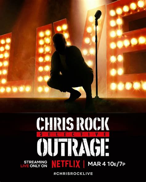 Chris Rock Tackles "Selective Outrage" Live This March On Netflix