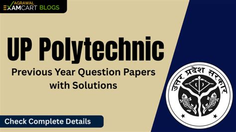 UP Polytechnic JEECUP Previous Year Question Papers