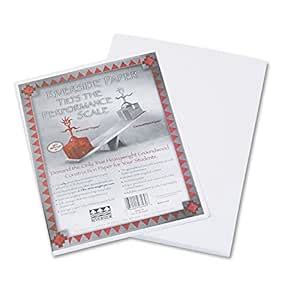 Riverside Paper Groundwood Construction Paper, 9in. x 12in., White Free ...