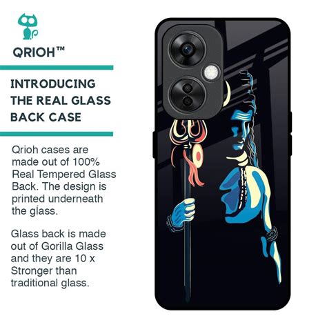 Mahakal OnePlus Nord CE 3 Lite 5G Glass Back Cover - Flat 35% Off On ...