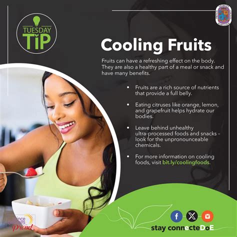 Tuesday Tip: Cooling Fruits/Frustas Refrescantes