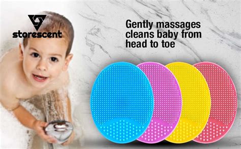 JEXCULL 4 Pack Face Scrubber,Soft Silicone Facial Cleansing Brush Face ...