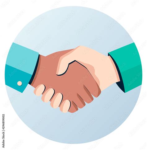 Business Handshake Sticker 的图像结果