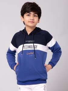 Alan Jones Full Sleeve Color Block Boys Sweatshirt - Buy Alan Jones ...