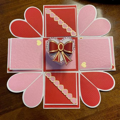 Image result for DIY Heart Exploding Box Template for Crcut