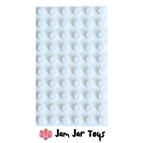 LEGO Base Plate - White 6 x 10 Stud,