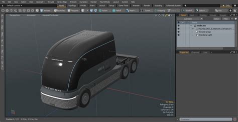 3D model Hyundai HDC-6 Neptune Concept Fuel Cell Electric Heavy Duty ...