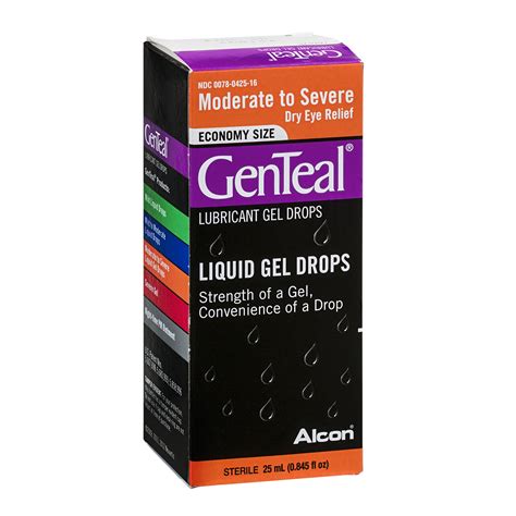 GenTeal Economy Size Liquid Gel Drops Moderate to Severe Dry Eye Relief, 0.845 FL OZ