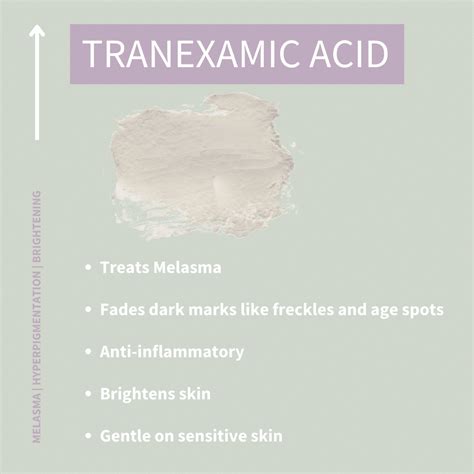 Real Skin Benefits Of Tranexamic Acid Almost Everyone Needs To Know