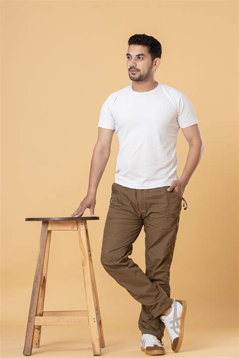 Men’s Brown Cotton Pyjama – Feemel