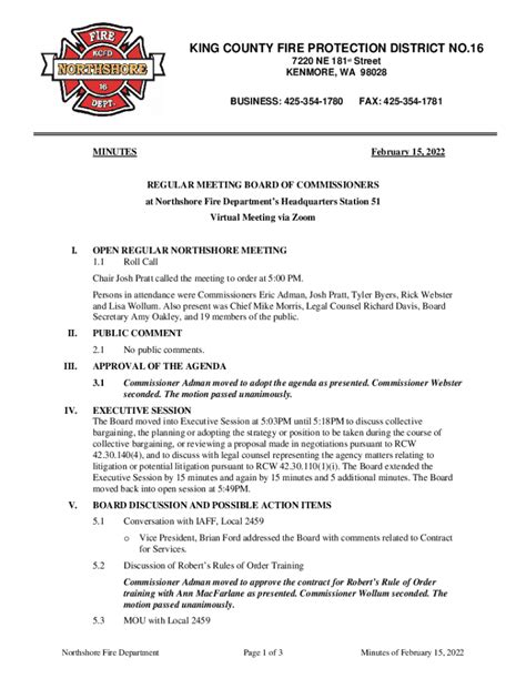 Fillable Online Northshore Fire Department Headquarters Station 51 Fax ...