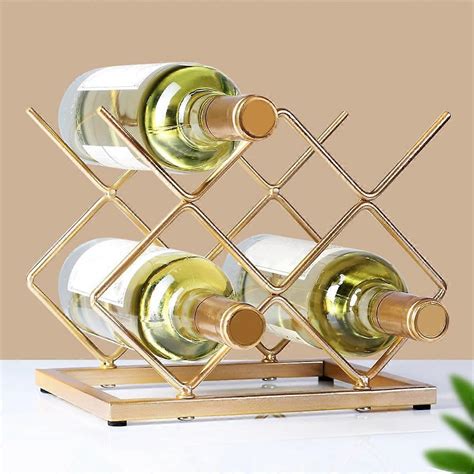Countertop Wine Rack Freestanding Small Wine Rack Desktop Wine Rack ...