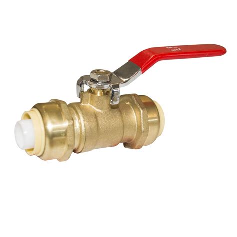 Buy HQMPC Push-Fit Full Port Ball Valve Pex Push Ball Valve Water Shut ...