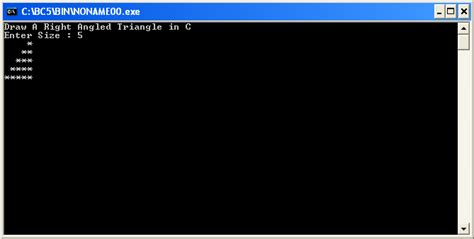 Draw Triangle Using Computer Graphics Programming in C 的图像结果