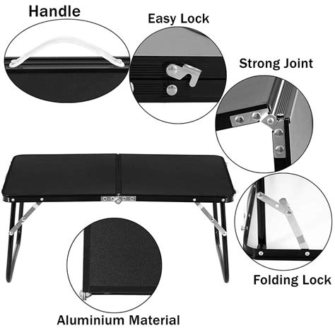 NISUN Multipurpose Foldable Laptop Table/Study Table/Bed Table/Lapdesk ...